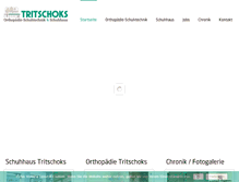 Tablet Screenshot of orthopaedie-tritschoks.de